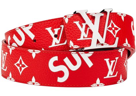 authentic lv supreme belt|supreme louis vuitton keepall.